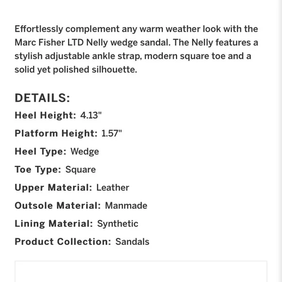 Marc Fisher LTD Nelly Espadrille Wedge - Picture 6 of 6